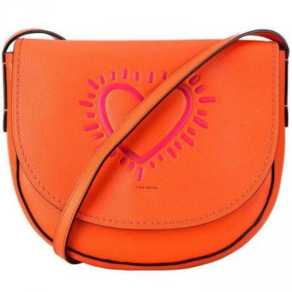 Keith Haring "Coach" Leather Crossbody Purse - Picture 2 of 7